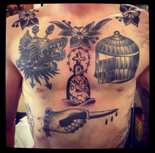 18 Atmospheric Gravestone Tattoos Tattoodo