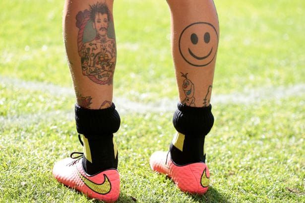 Alessandro Diamanti Has Some Bizarre Tattoos!! • Tattoodo
