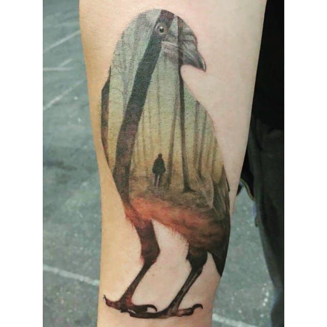 Inspired by the art of Andreas Lie, inked by Maaika de Jong.