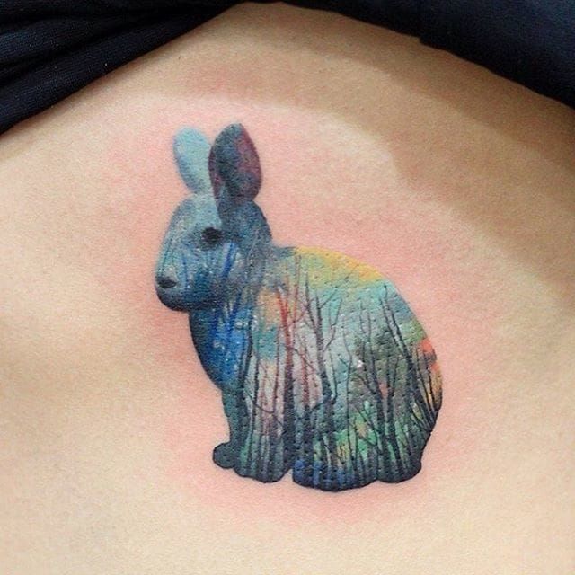 Another cute bunny by Justice Ink.