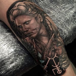 Cool Lagertha by Tom Hayes. Vikings tattoos