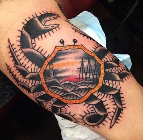 40 Sinking Ship Tattoo Designs For Men  Shipwreck Ink Ideas