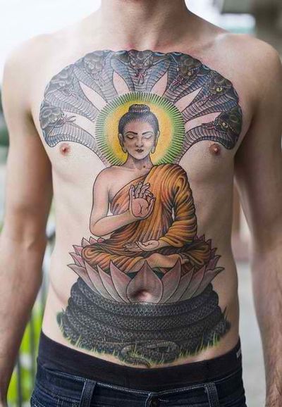 Buddha tattoo by Craig Beasley, Monument Tattoo, Florida. #Buddha