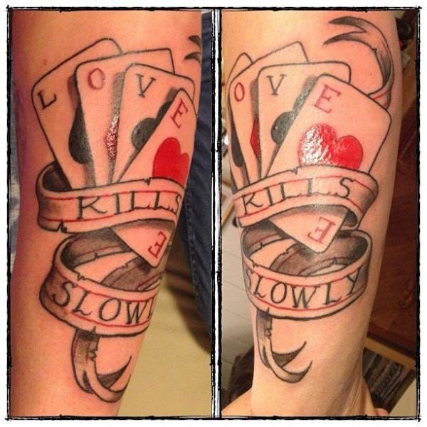Card tattoo