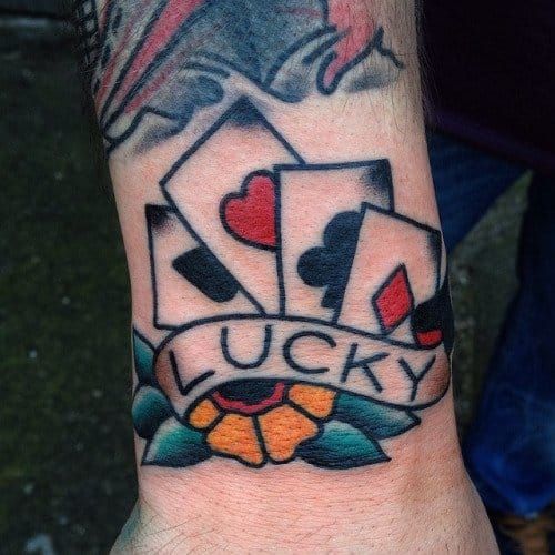 Playing Card Tattoo by Paul Fulton