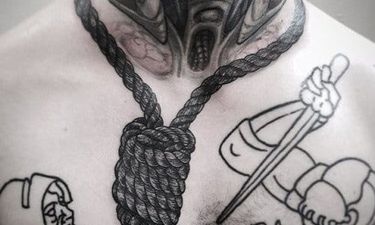 20 Foreboding Noose Tattoos