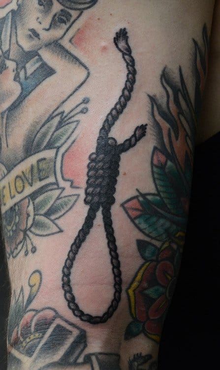 Noose Tattoo by Philip Yarnell