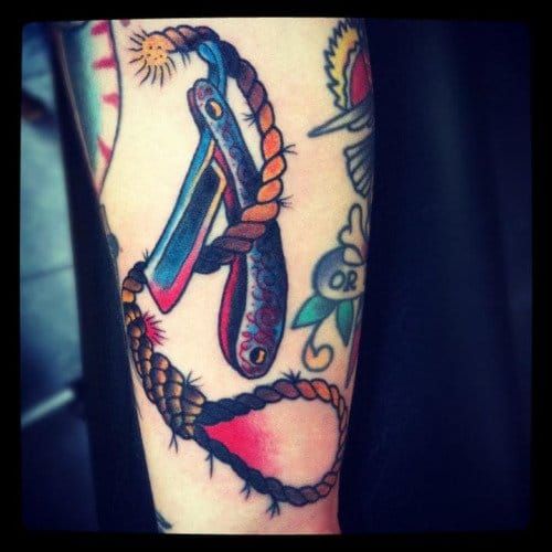 Razor Noose Tattoo by EMS