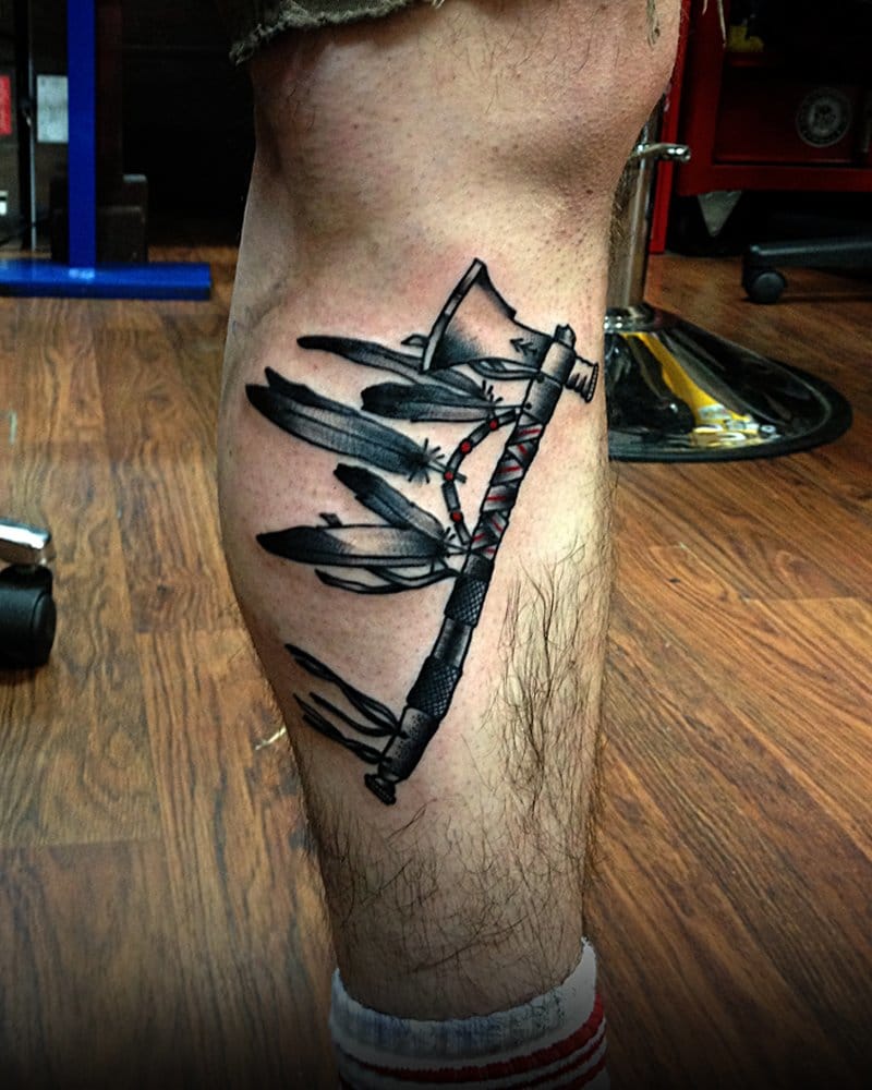 cherokee war tattoo