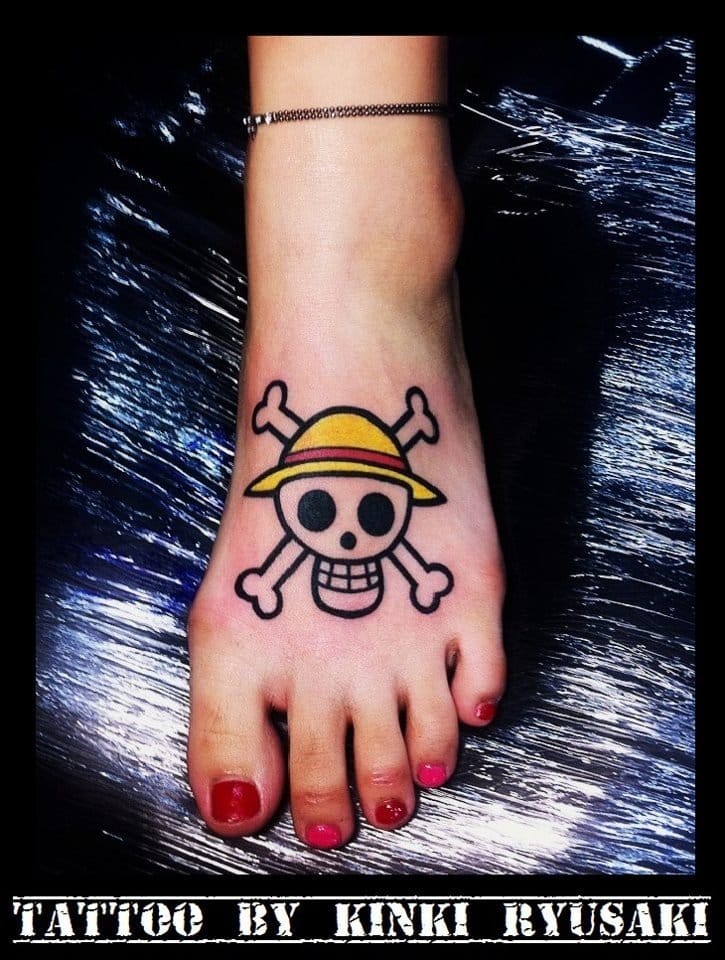 35 Awesome One Piece Tattoos For The Straw Hat Pirates Tattoodo