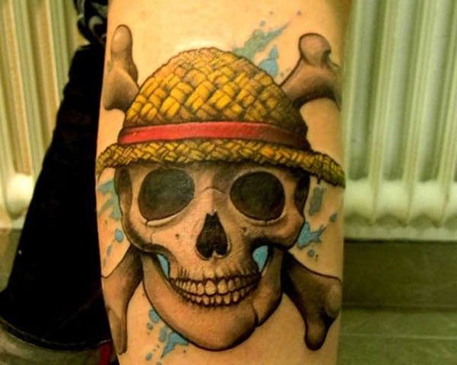 35 Awesome One Piece Tattoos For The Straw Hat Pirates Tattoodo