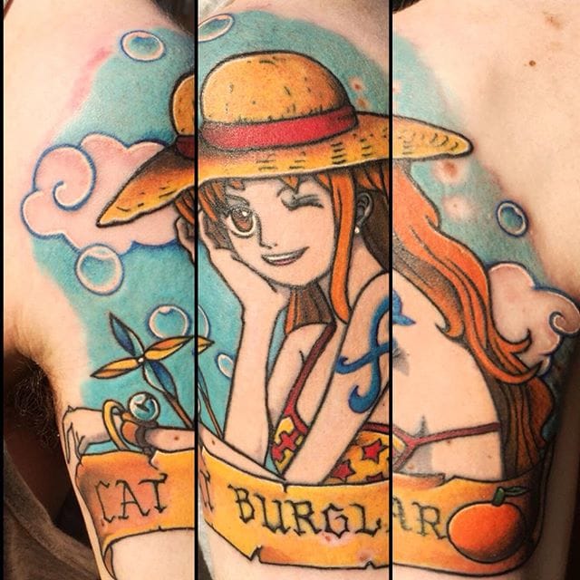 one piece tattoo by Tilly Tattoo Studio