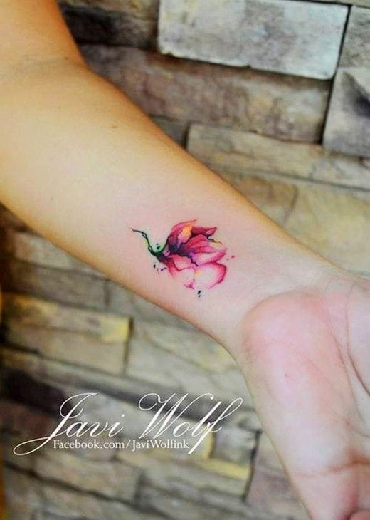 Watercolor tattoo