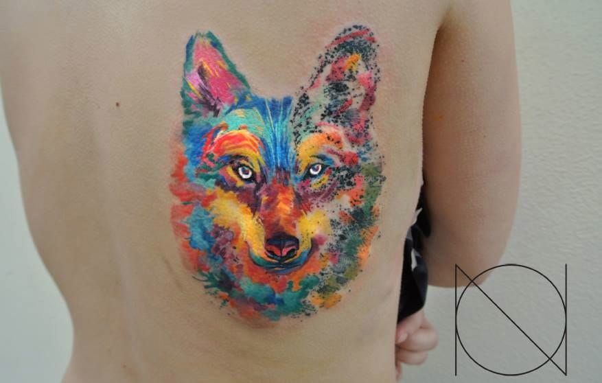 Watercolor tattoo