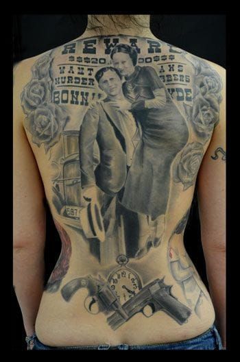 Behind the headlines Bonnie and Clyde had tattoos for other lovers