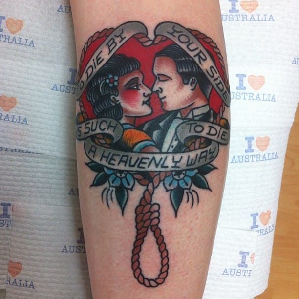 Bonnie and Clyde styled piece  Keean Forgiarini tattoo  Facebook