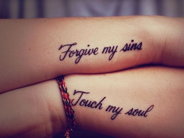 Powerful yet delicate script, Pinterest.com. #femininetattoo #femininetattoos