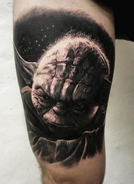 Star wars Yoda #clonewars #starwars #tattoo #yoda | Star wars yoda, Tattoos,  Tattoo work