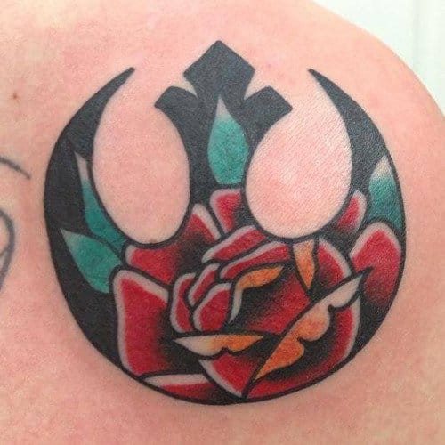 Rebel Alliance symbol tattoo  Tattoogridnet