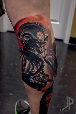 Star Wars tattoo by Jerry Pipkins #starwars #jerrypipkins