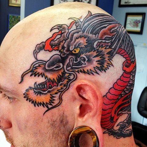Japanese dragon by Vincent.