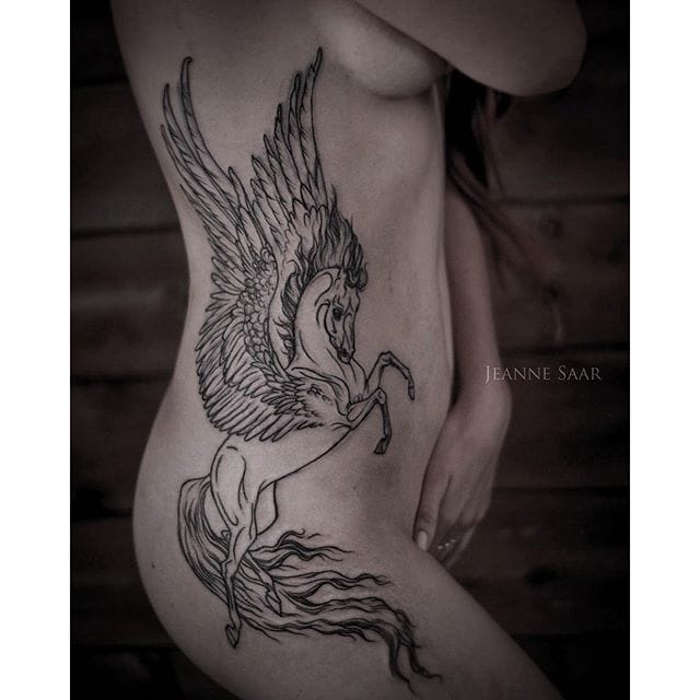 Elegant Pegasus by Jeanne Saar.