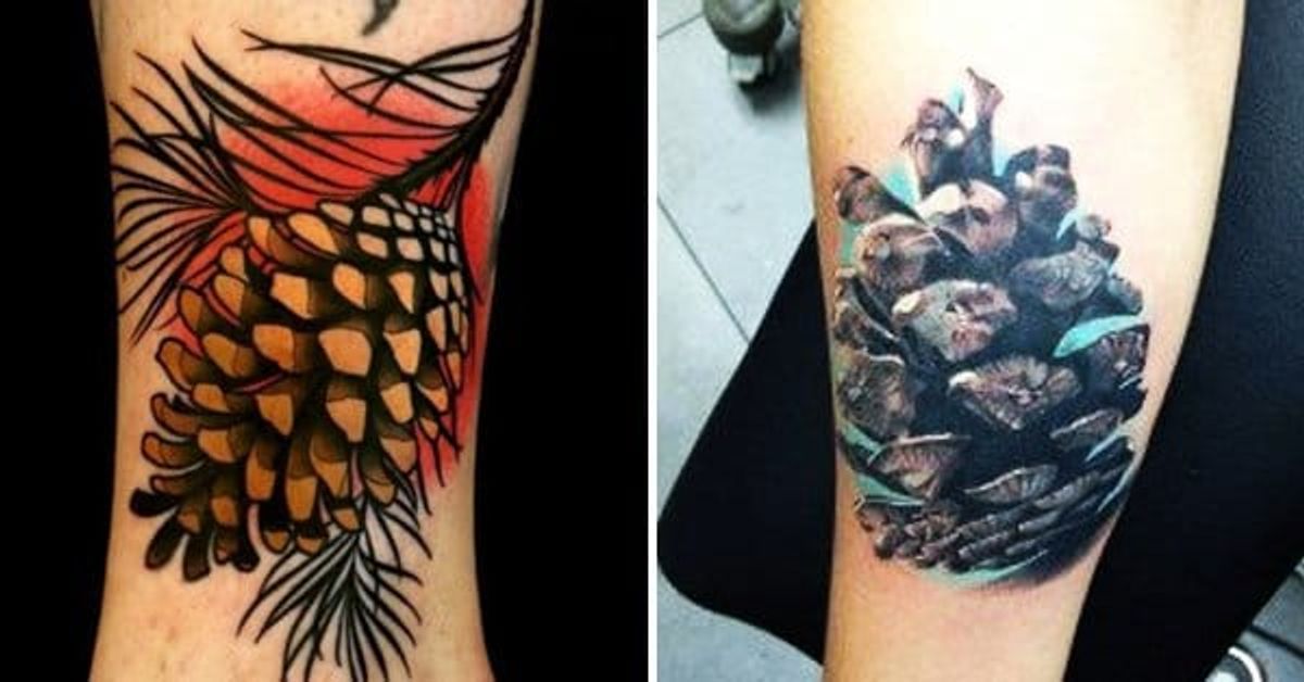 9. Pine cone tattoo designs - wide 4