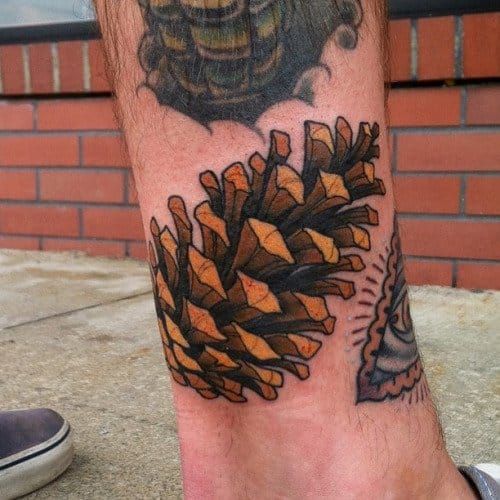 30 Pine Cone Tattoo Designs To Celebrate Beauty of Nature  TattooAdore