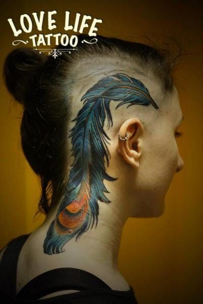 Feather by Love Live Tattoo.