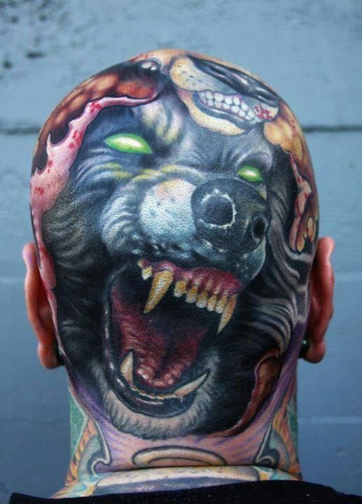 Spooky tat by Cory Norris.