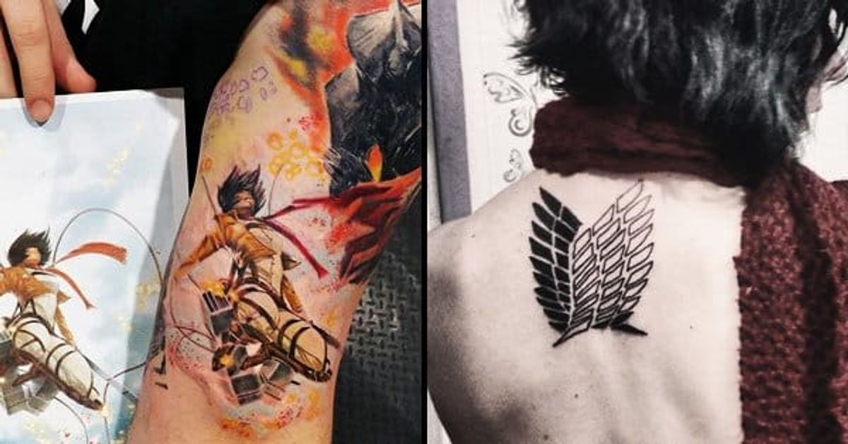 15 Attack On Titan Tattoos Even Mikasa Will Be Envious Of. 