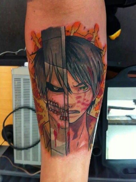 15 Attack On Titan Tattoos Even Mikasa Will Be Envious Of Tattoodo