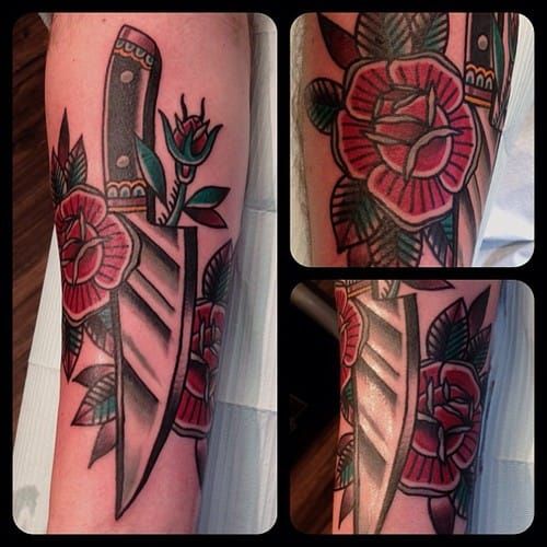 60 Chef Knife Tattoo Designs For Men  Cook Ink Ideas  Knife tattoo Tattoo  designs men Culinary tattoos