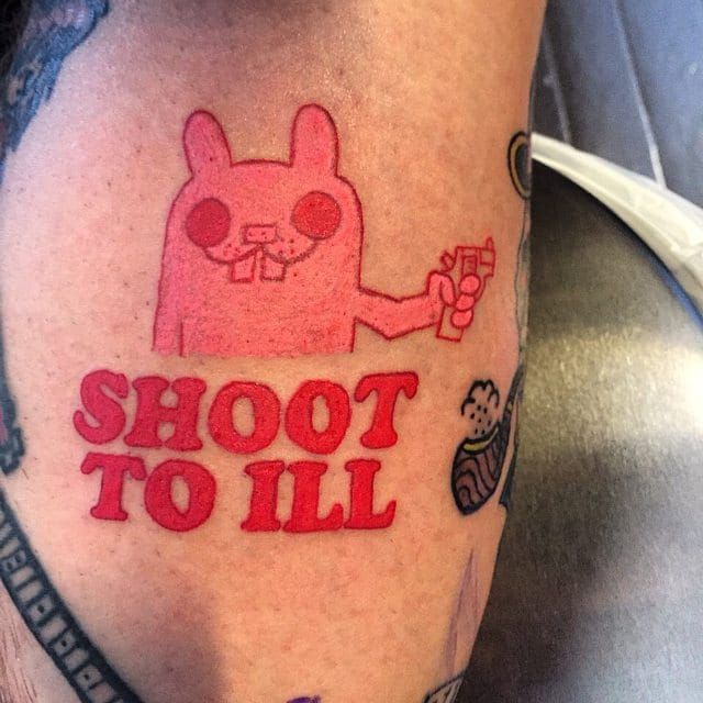 15 Gorillaz Tattoos That Will Give You The Feel Good Inc Vibes Tattoodo