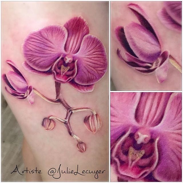 18 Fabulous Orchid Tattoos • Tattoodo