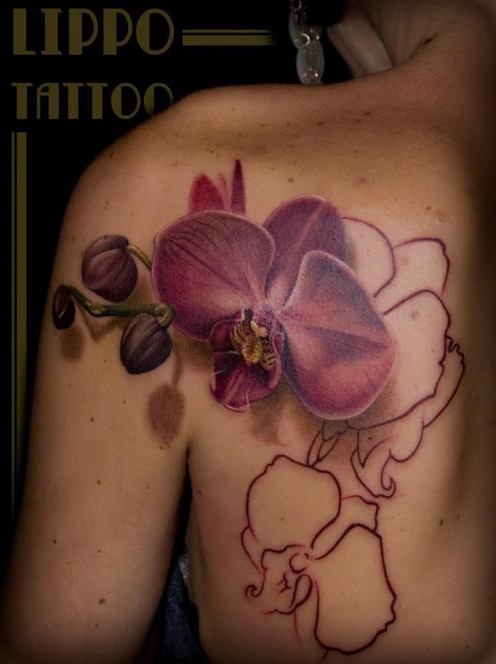 18 Fabulous Orchid Tattoos • Tattoodo