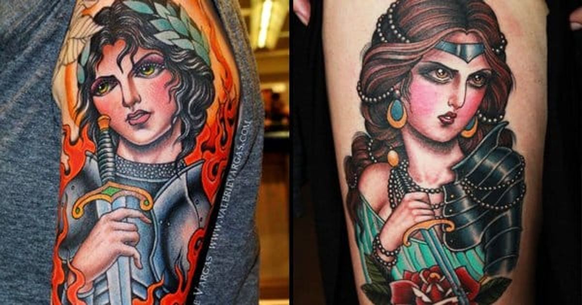 1. Joan of Arc Tattoo Designs and Meanings - wide 10