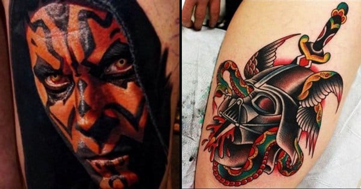Star Wars Tattoos: The Dark Side On Skin • Tattoodo