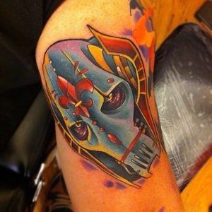 Another solid Grievous tattoo, this one is more on the traditional side of tattooing.