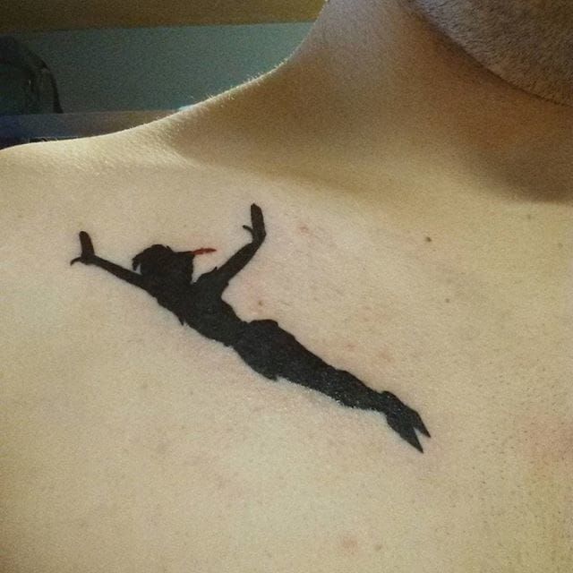 Peter Pan tattoo of Kenneth Thuwis
