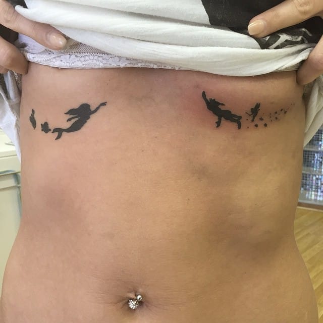 Minimalist underboob tattoo by tattoos_from_leo