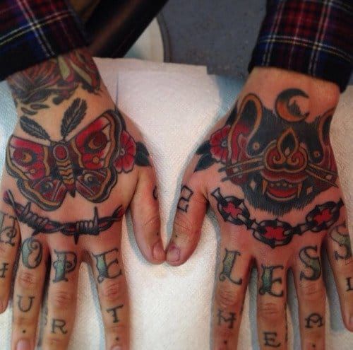 Chain Tattoo On Wrist - Tattoos Designs