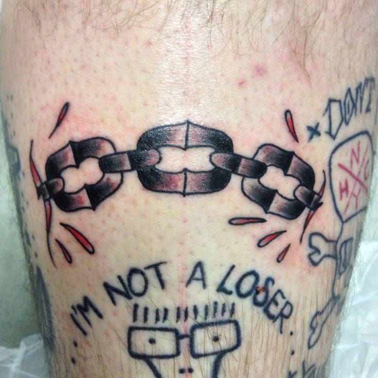 Broken chain by themagicrosa  Tattoogridnet