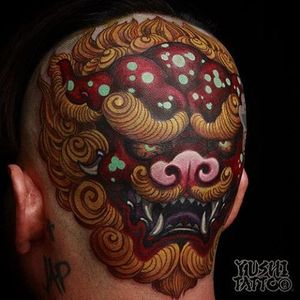 Badass Head Tattoo by Yushi Tattoo