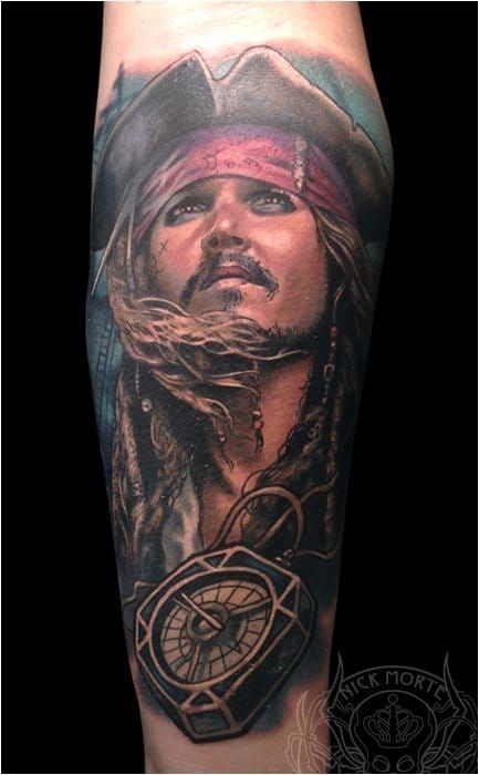 A Complete List of Johnny Depp Tattoos Best tattoos of Jack Sparrow   Tattoolicom