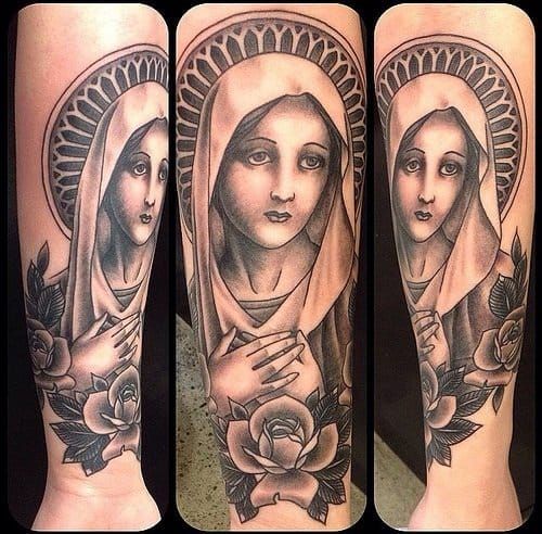 101 Best Catholic Mary Tattoo Ideas That Will Blow Your Mind  Outsons