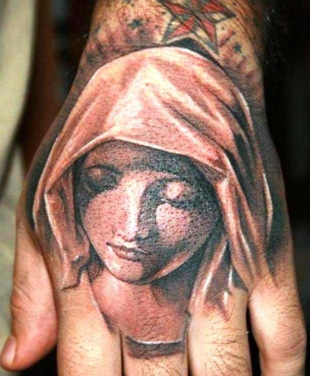 Grant Butler on Twitter Stone Virgin Mary on Caseys hand today  virginmary pieta statue religious handtattoo tattoo ink  oliveandweston httpstco1HfA7WrDIJ  Twitter