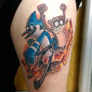 Wanted to share my new tattoo with you guys  rregularshow