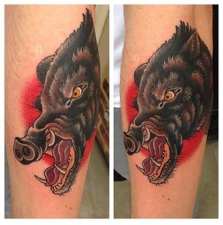 22 Feisty Boar Tattoos • Tattoodo