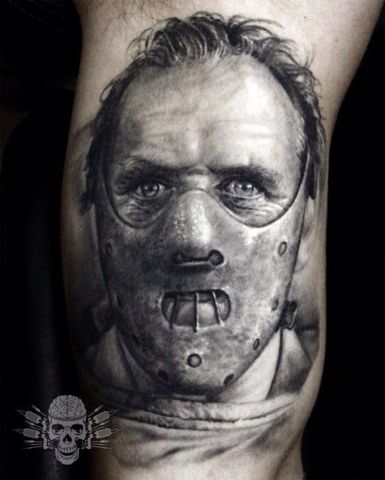 25 Horrifying Hannibal Lecter Tattoos
